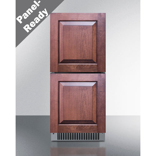 Summit 15 Inch Outdoor Refrigerator ADA with Panel Ready Drawers