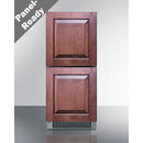 Summit 15 Inch Outdoor Refrigerator ADA with Panel Ready Drawers