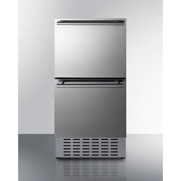 Summit 18 Inch Wide 2-Drawer All-Refrigerator