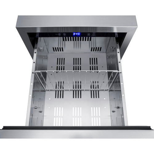 Summit 18 Inch Wide 2-Drawer All-Refrigerator