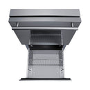 Summit 18 Inch Outdoor Refrigerator ADA with Drawers