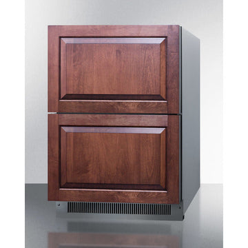 Summit 24 Inch Outdoor ADA Refrigerator with Panel Ready Drawers