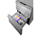 Summit 24 Inch Wide 2-Drawer Refrigerator-Freezer