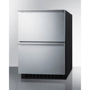 Summersit 24 Inch Wide Outdoor 2-Drawer Refrigerator-Freezer