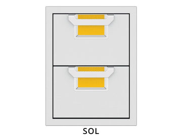 Aspire by Hestan 16-Inch Double Storage Drawers