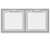 Hestan 42 Inch Double Storage Doors