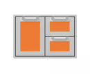 Hestan 30 Inch Double Drawer and Storage Door Combination