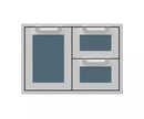 Hestan 30 Inch Double Drawer and Storage Door Combination