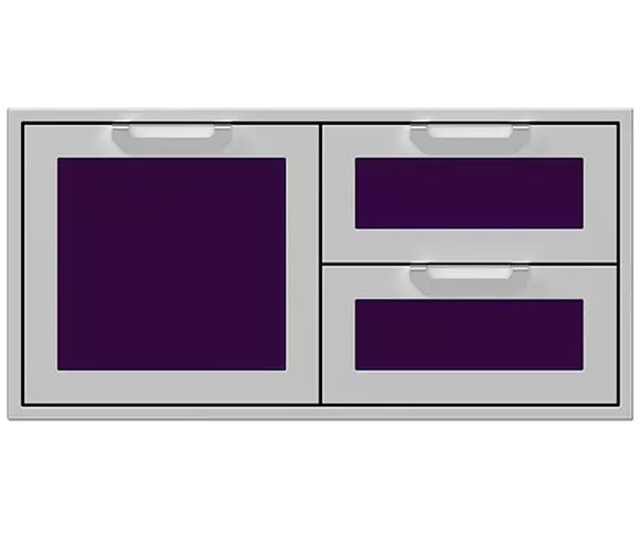 Hestan 42 Inch Double Drawer and Storage Door Combination