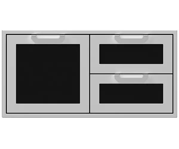 Buy stealth Hestan 42 Inch Double Drawer and Storage Door Combination