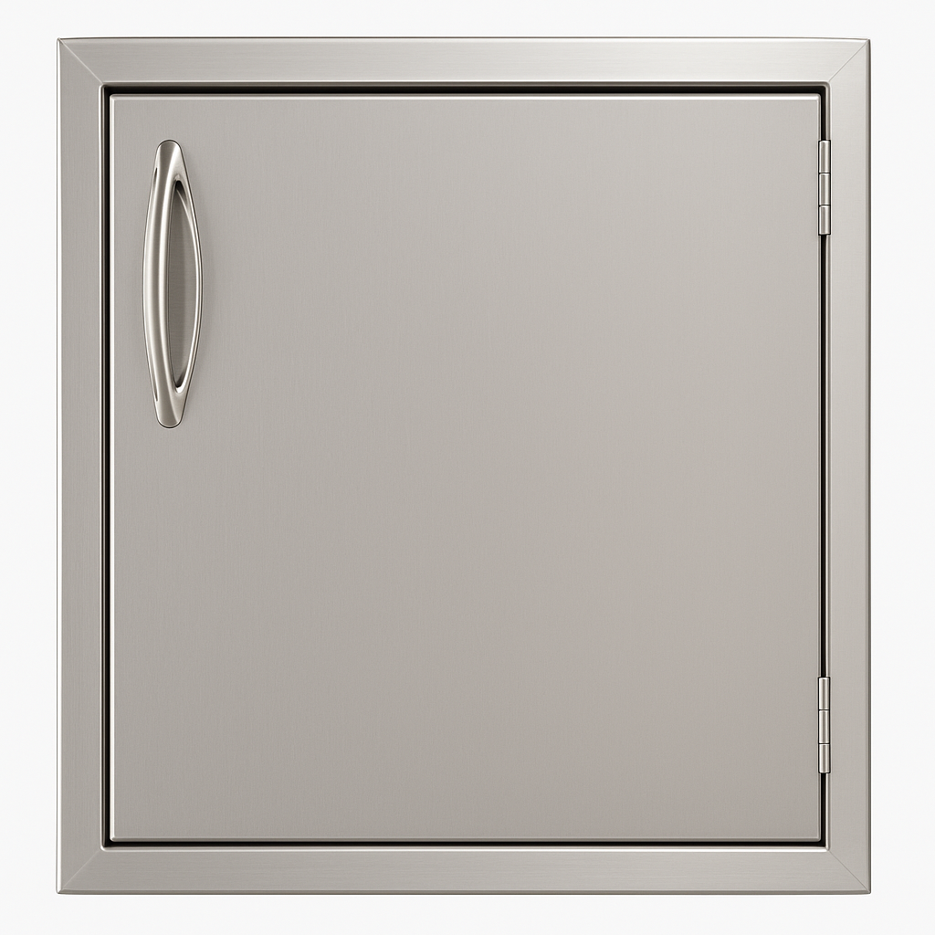 Luxor 17 Inch Medallion Vertical Single Door