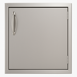 Luxor 17 Inch Medallion Vertical Single Door
