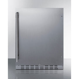 Summit 24 Inch Outdoor ADA Refrigerator with Solid Door