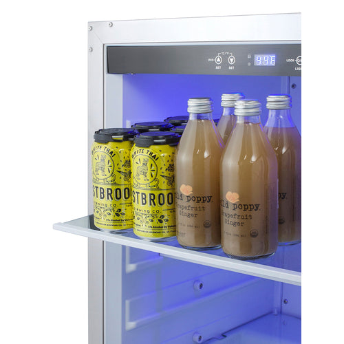 Summit 24 Inch Outdoor ADA Refrigerator with Solid Door