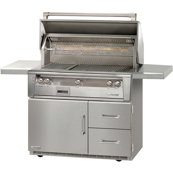 Alfresco ALXE 42-Inch Grill on Refrigerated Cart