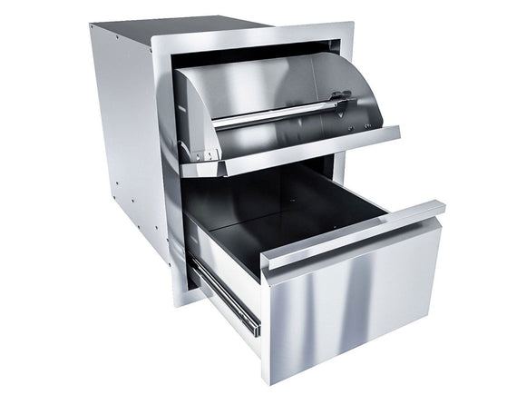 Sunstone Aruba 16-Inch Paper Towel Holder & Drawer Combo – Sleek Style