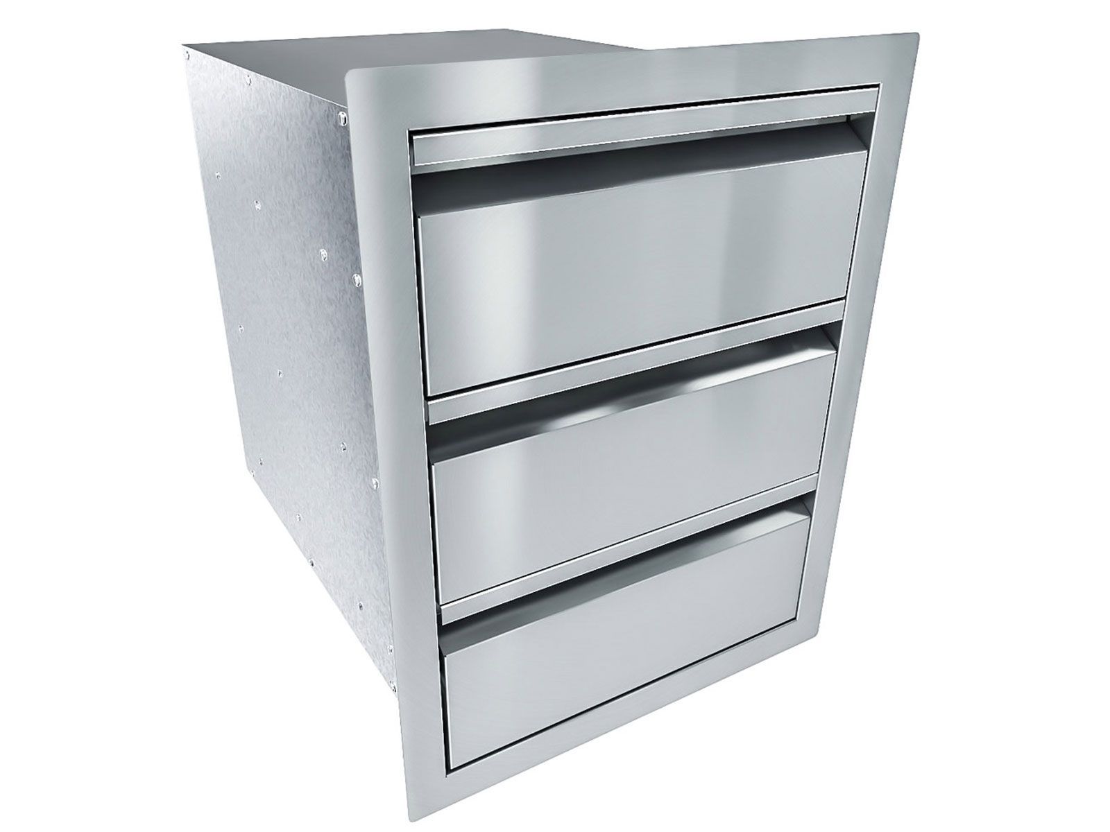 Sunstone Aruba 16-Inch Sleek Style Triple Drawer – Outdoor Storage