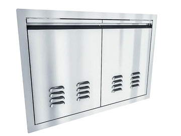 Sunstone Aruba Series Sleek Style 30 Inch Vented Double Door