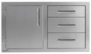 Alfresco 32 Inch Access Door & Drawers Combo