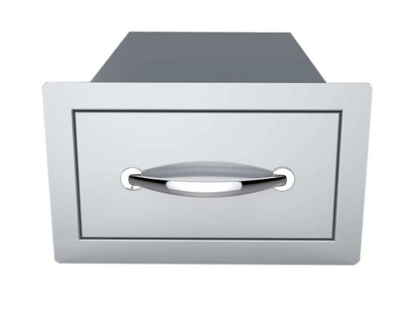 Sunstone 14-Inch Stainless Steel Flush Mount Access Drawer