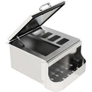 PCM 260 Series 18 Inch Slide In Ice Bin Cooler With Speed Rail & Condiment Holder
