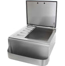 PCM 260 Series 18 Inch Slide In Ice Bin Cooler With Speed Rail & Condiment Holder