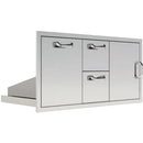 PCM 260 Series 42 Inch Door, Double Drawer & Roll Out Trash Bin Combo