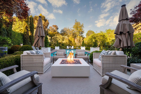 Lumacast Bloc Squared Fire Table