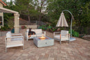 Lumacast Bloc Squared Fire Table