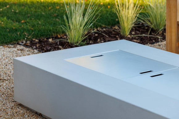 Lumacast Bloc Wide Fire Table