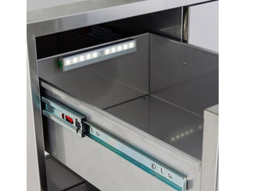 Blaze 3Pro Burner Basic Cart Only with Soft Close Hinges and Lights