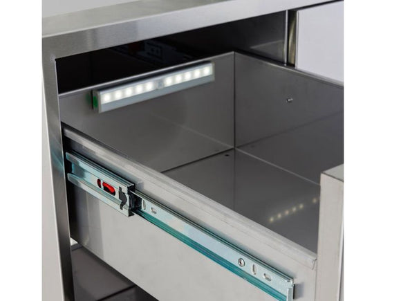 Blaze 3Pro Burner Basic Cart Only with Soft Close Hinges and Lights