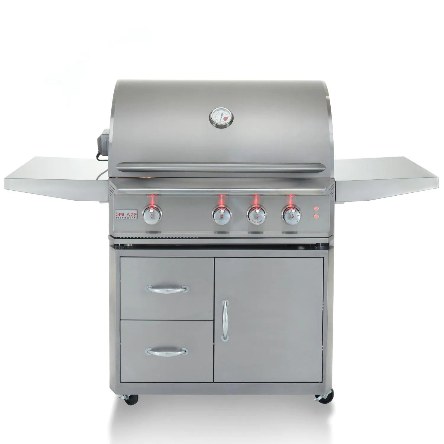 Blaze Professional 34-Inch 3-Burner Freestanding Grill With Rear Infrared Burner