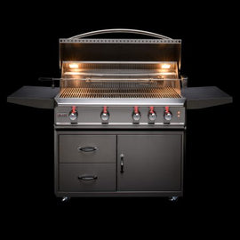 Blaze Professional 4-Burner Grill With Rear Burner