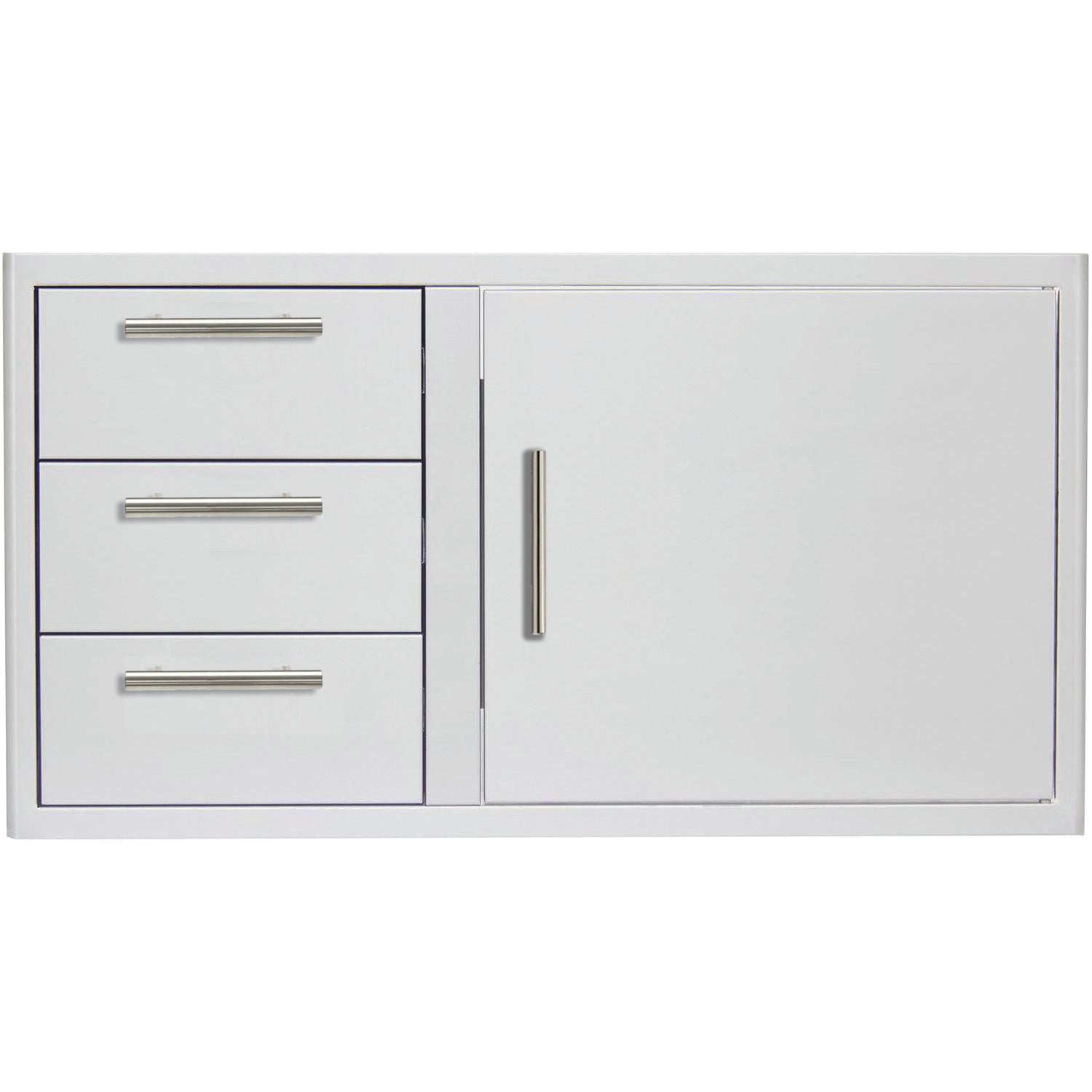 Blaze Door Drawer Combo with Soft Close Hinges and Lights