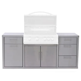 Blaze Stainless Steel Island - 0