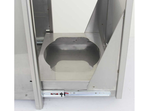 Blaze 18 Inch Roll Out Trash Bin/Liquid Propane Tank Storage Drawer