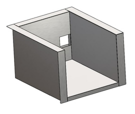 Broilmaster BSASL16 insulated side-burner sleeve — manufacturer illustration