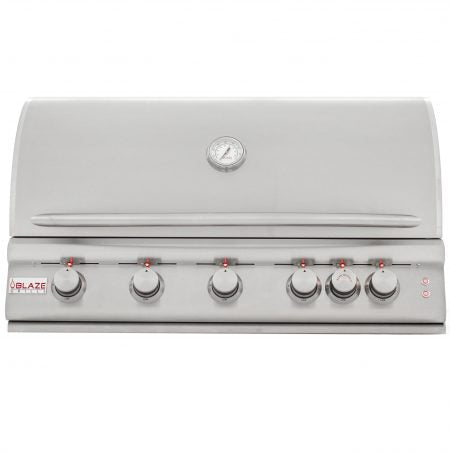 Blaze 5 Burner 40 Inch Built-in LTE Grill with Lights