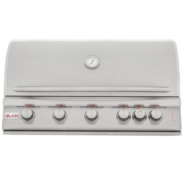 Blaze 5 Burner 40 Inch Built-in LTE Grill with Lights