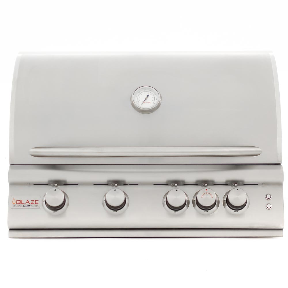 Blaze Premium LTE Marine Grade 316L 4-Burner Built-in Grill