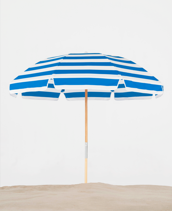 844FWB-01 Blue Stripe-Stock- Manual -Valance No Vent