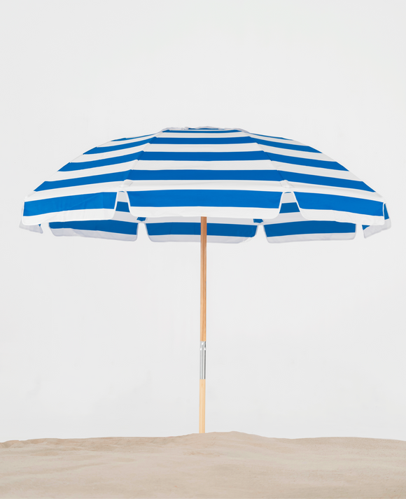 844FWB-02-Blue Stripe -Stock- Manual- Valance with Vent