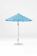845FM-016 Blue Stripe-Brushed Silver