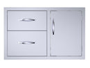 Sunstone Classic 36-Inch Double Drawer Door Combo