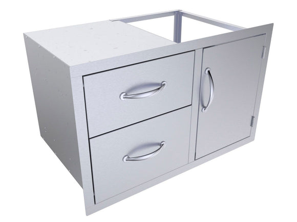 Sunstone Classic 36-Inch Double Drawer Door Combo