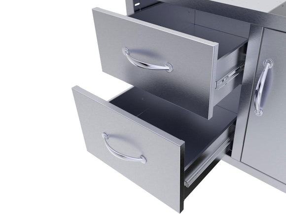 Sunstone Classic 36-Inch Double Drawer Door Combo