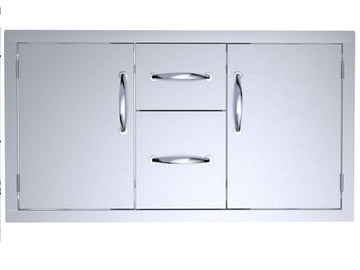 Sunstone Classic 42-Inch Double Drawer Door Combo
