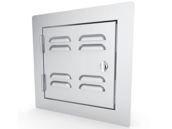 Sunstone Classic Series 12x12 Inch Flush Vented Door | Durable Steel
