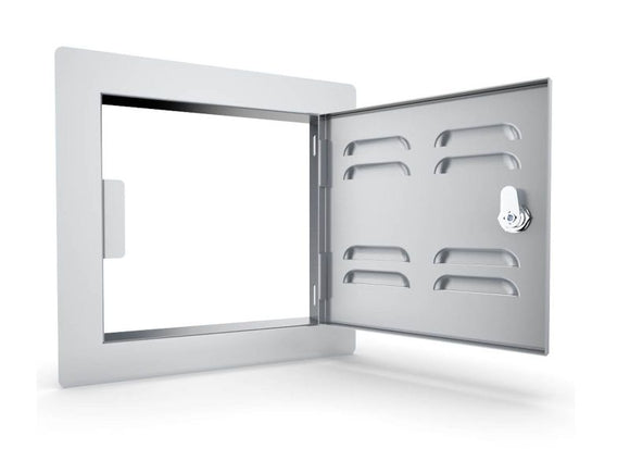 Sunstone Classic Series 12x12 Inch Flush Vented Door | Durable Steel